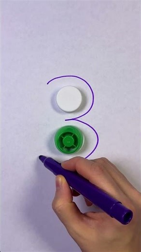 🔢 Easy Straw Number Writing Game #kids #education