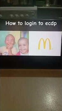 how to login to ecdp