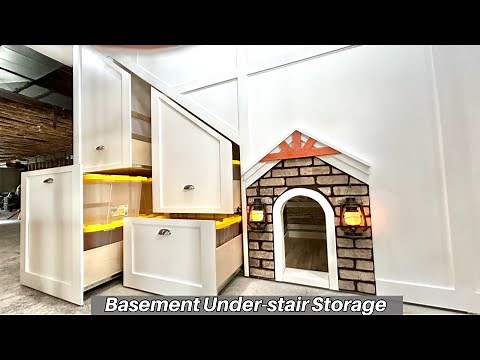 How to Make Under Stair Storage in Your Basement