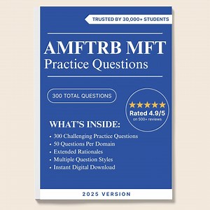 MFT Practice Test Questions 2026 | 900 Questions Across 6 Domains With Extended Rationales - Etsy