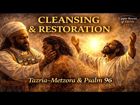 Upper Room of ZION LIVE | Tazria–Metzora (Leviticus) Leper Cleansed | Psalm 96 — Call All to Worship