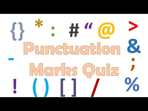 English Punctuation Marks Quiz | English Grammar |