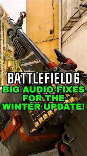 BATTLEFIELD 6 BIG CHANGES FOR AUDIO UPDATE! #gaming #battlefield6 #battlefield #bf6