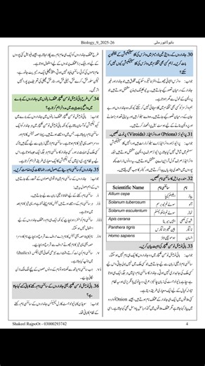 New 9th Class Biology Chapter:02 Short Questions Zero to Hero Notes Series #notes2025 #NewSyllabus2025 #highlights2025 #pioneers_science_academy #viralpost2025 #fbpost2025 #phy #physics #easynotes #notes #handwrittennotes #physics2025 #9thphysics #9thgrade #physicstech #bio #biology #9thbio #biology9th #bionotes #math #fyp #9th #9thgrade #fypviral #science #numerical #urduphysics #urdumedium | Pi-oneers Science Academy