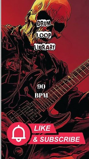 90 BPM Rock Drum Loop – Classic Steady Groove