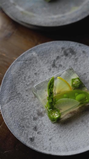 光を閉じ込めた、野菜のゼリー【鹿熊生活】 #shorts #野菜ゼリー #ヘルシースイーツ