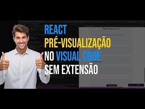 React preview in Visual Studio Code without extension.