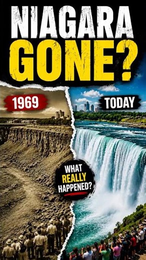 They Stopped Niagara Falls... But Why? 😳🌊 #shorts #history
