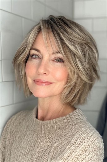 436K views · 1.4K reactions | 50+ Low Maintenance Layered Bob Haircuts for Fall | Beauty Of Women | Facebook