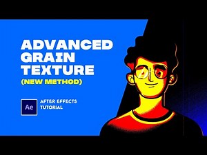Advanced Grain Texture(New Method). After Effects Tutorial