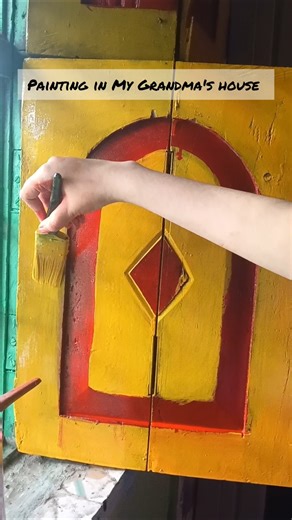 How to Paint an Old Window Frame part 1 #painting #windowpainting #shorts