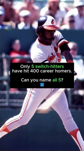 Switch-Hitters with 400 HR