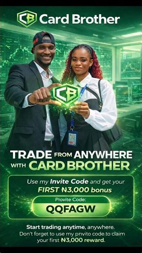 Download Cardbrother And Trade Your Cards use with my invite code (QQFAGW) #AppleCard #business