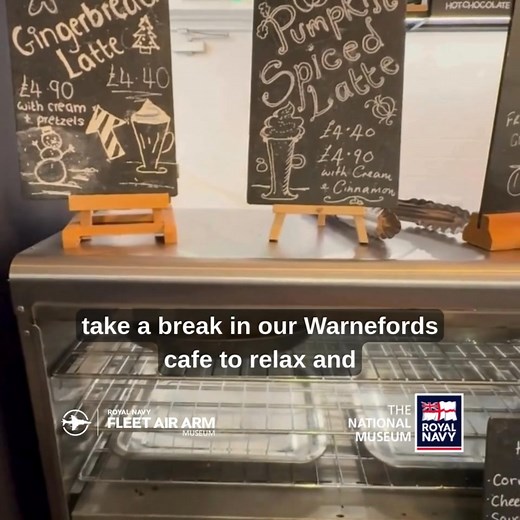 After exploring the incredible history of naval aviation in our galleries, why not take a well-earned break? Head to Warnefords Café where you can relax and refuel with one of our delicious cakes and a seasonal treat - like a Gingerbread Latte or a rich Hot Chocolate. Make your visit a day to remember: history, heritage, and a little festive indulgence! 📍 Yeovilton | 🅿️ Free parking | ⏰ Open every day during the school Christmas holidays - 10am until 4:30pm 🔍 Plan your visit today to learn mo