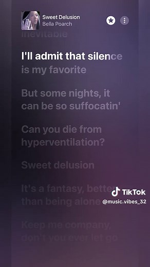 Bella Poarch - Sweet Delusion (Full Lyrics) | #bellapoarch #sweetdelusion #applemusic #fyp #lyric #lyrics #musicvibe #musicvibes