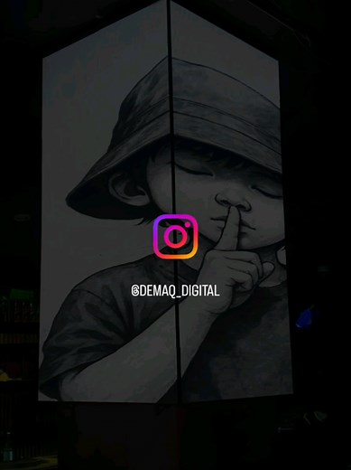 LED screen installation for a club #demaqdigital #ledinstallation #ledmaintenance #ledscreen #ledadvertising