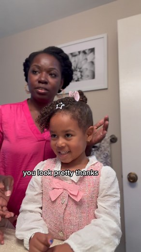 Carmen Veal Conway on Instagram: "A sweet moment over a style touch up after school. We went to see @officialblueytv on broadway at @thebushnell."