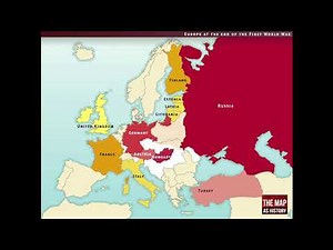 Europe at the end of the First World War