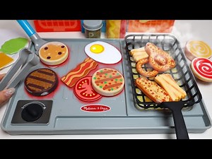 Toy asmr 🍔 Making Burger ASMR Satisfying with Unboxing | Review Toys