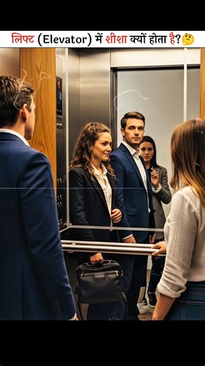 हर लिफ्ट में Mirror क्यों होता हैं? | Why Every Elevator Has a Mirror? | Factist India #shorts