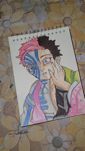 akaza drawing ❤️‍🩹💔🥹 #art #animeeart #animeeart #drawing