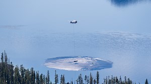 VIDEO: Three new tour boats added at Crater Lake National Park via helicopter