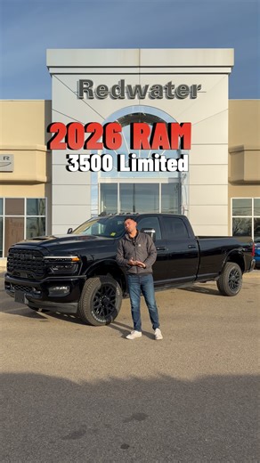 Don't miss out on the New 2026 Ram 3500 Limited Night Edition Crew...