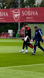 Arsenal keepers David Raya and Neto head out here at London Colney | The Gooner