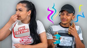 51K views · 1.3K reactions | I pranked Hazel and sprayed 40 colognes on MYSELF! She really got triggered!藍 | Milo & Hazel | Facebook