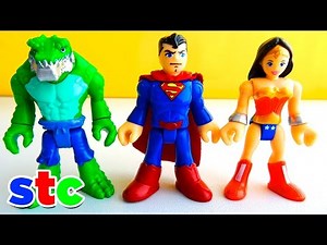 Imaginext DC Super Friends Superman y La Mujer Maravilla