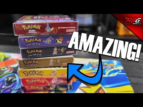 How to Make Your Pokemon GameBoy Collection Look AMAZING! ...And All Your Game Boy Games Too!