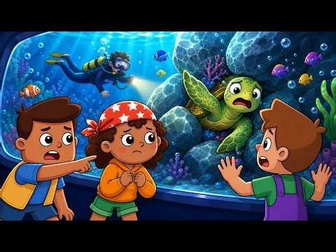 The Little Turtle Rescue 🐢 | Wonder Squad Stories