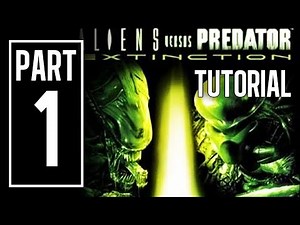 Alien Vs Predator Extinction | Part 1 | Tutorial | PS2 | Upscaled / 60FPS