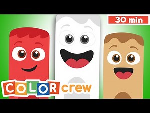 Toddler Learning Video | Color Crew - Compilation | @BabyFirst Learn Colors, ABCs, Rhymes & More ​