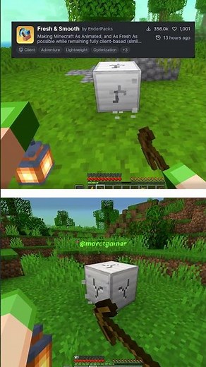 Minecraft Vanilla vs Fresh & Smooth