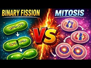 Difference between binary fission & Mitosis: Binary Fission vs Mitosis |NCERT based