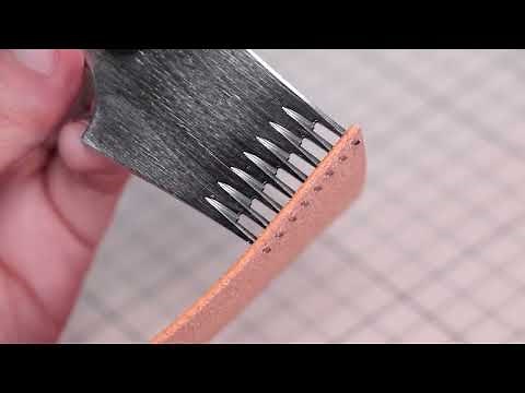 Pricking Iron Leather Chisel French Style Leather Punching Tools | WUTA