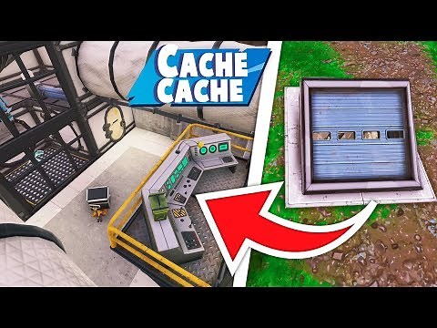 CACHE CACHE BUNKER SECRET !! (cache cache fortnite)