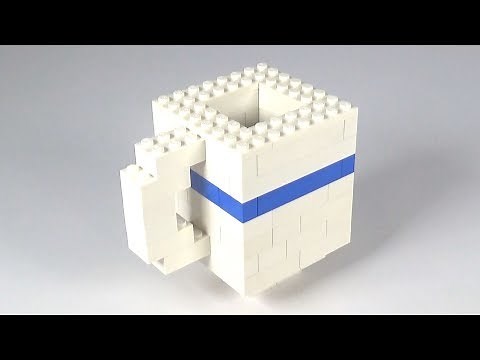 Lego Mug (001) Building Instructions - LEGO Classic How To Build - DIY