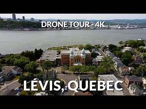 Drone Tour: Lévis, Quebec - Historic Architecture (Levis)