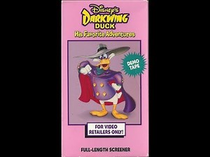 Opening + Closing to Darkwing Duck: Darkly Dawns the Duck - 1993 Screener VHS