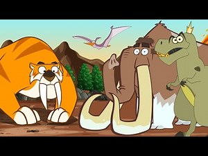 The Ice Age Mammals | Woolly Mammoth | Dinosaur Cartoon | Cartoon For Kids
