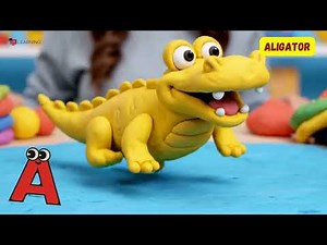 A to Z Colorful Clay Animals 🧱🐾 | ABC Phonics Alphabet for Kids & Toddlers #abcd #kids