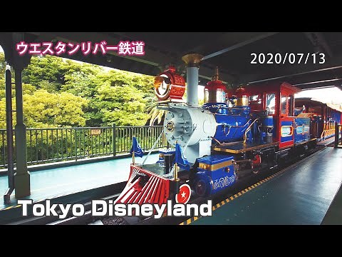 [4K] Western River Railroad -Tokyo Disneyland-