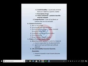 Accident and Health Basics