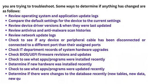 Troubleshooting Methodology
