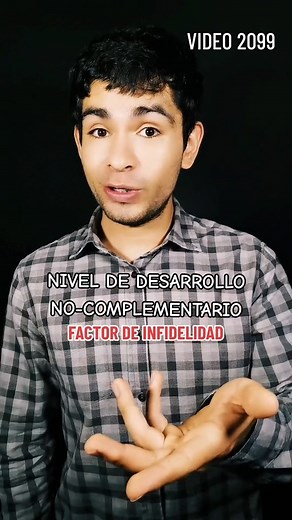 Video No. 2099 Nivel de desarrollo No-Complementario: Factor de Infidelidad #causasdelainfidelidadmr #causasdelainfidelidad #infidelidadquehacer | Psicólogo Marco Rosas
