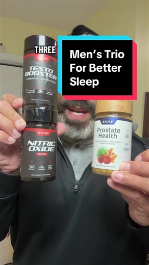 This is what we want in a men’s stack — support that helps you rest and recover naturally. SNAP’s Prostate Health Nitric Oxide Testo Booster supports comfort, circulation & energy for better sleep. *Results may vary Not medical advice* #snapnewarrivals #newyearnewme #menover40 #genxmen #sleep