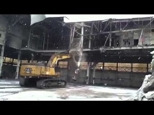 Demolition of Building - Controlled Implosion by Mechanical Means