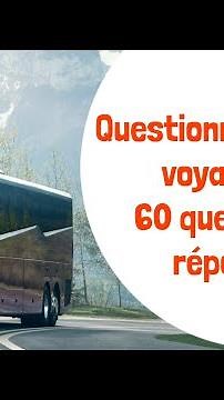 Questionnaire FIMO voyageur : 60 Question/ réponse formation initiale minimale obligatoire voyageur
